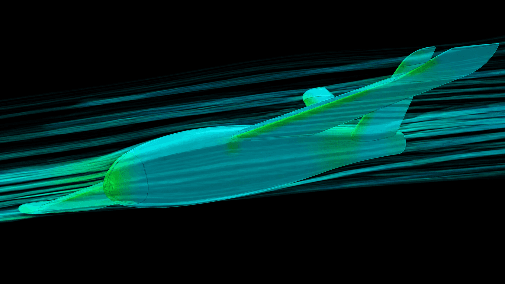 Aeris CFD streamline flow simulation